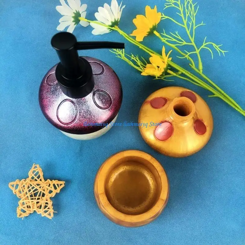 

573B Perfumes Bottle Storage Jar Epoxy Molds for Resin Crafts Bottle Storage Making