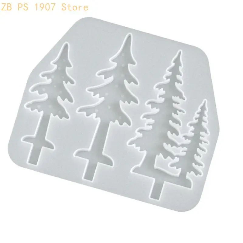 قوالب تماثيل من درجة الغذاء، نسيج من السيليكون على شكل عيد الميلاد لصياغة الزينة ومستلزمات حفلات العطلات 55KA