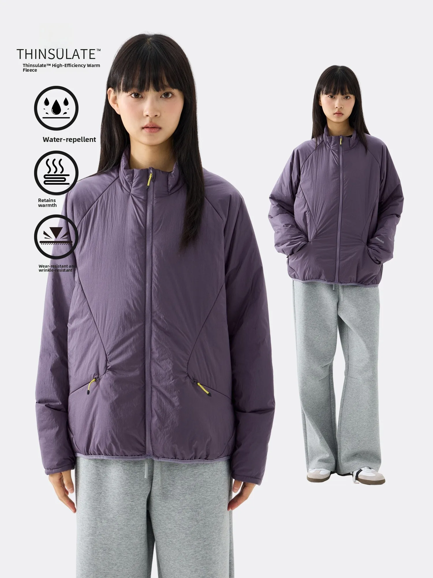 

Новое хлопковое мужское пальто Snowy Sports Jaet с ветрозащитным воротником-стойкой, однотонное зимнее новое поступление, мужское длинное пальто на молнии ENHM