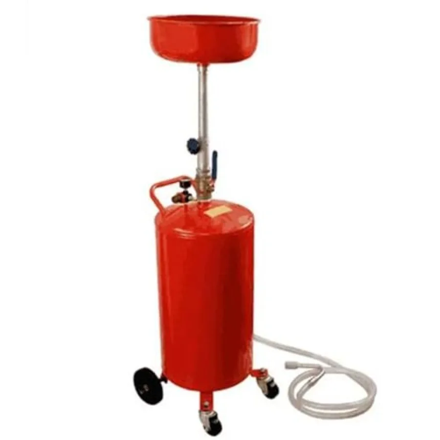 أداة خزان استنزاف النفايات لتغيير زيت الهواء لمرآب السيارات سعة 20 جالونًا لصيانة المركبات الفعالة والتخلص من السوائل في المهنية