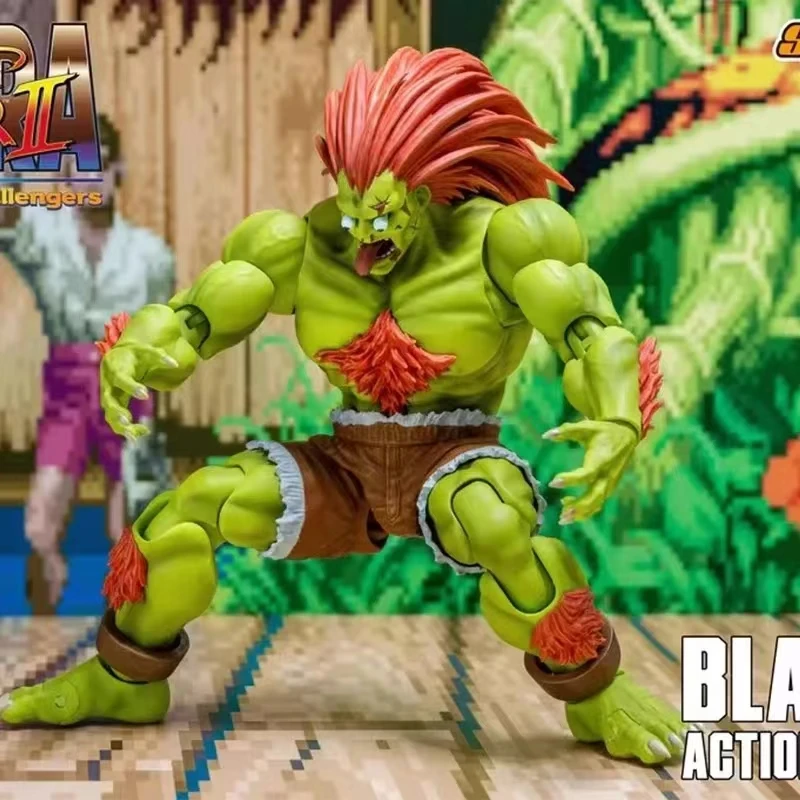 Original Storm Toys 1/12 Ultra Street Fighter II The Final Challengers Blanka Action Movie Figure Toys Collectible Model Toys