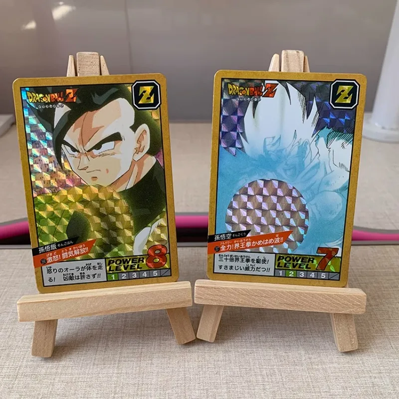 Fai da te Dragon Ball la 9th Bullet riproduzione Flash Card reticolo rifrazione Anime periferiche Game Collection Card regalo di festa