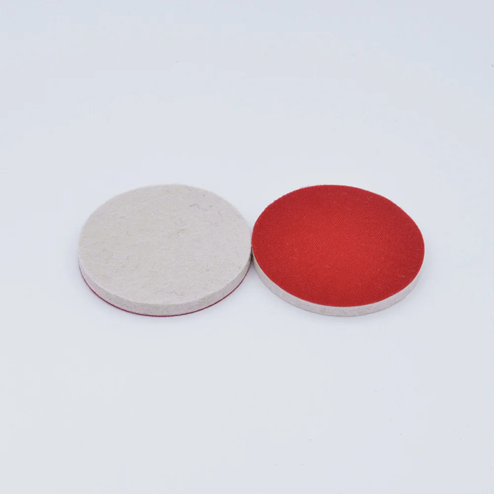 Premium Wool Polishing Pad Backing Plate Attachment Felt Buffing Wheel For Grinder Angle Drill Versatile Finishing