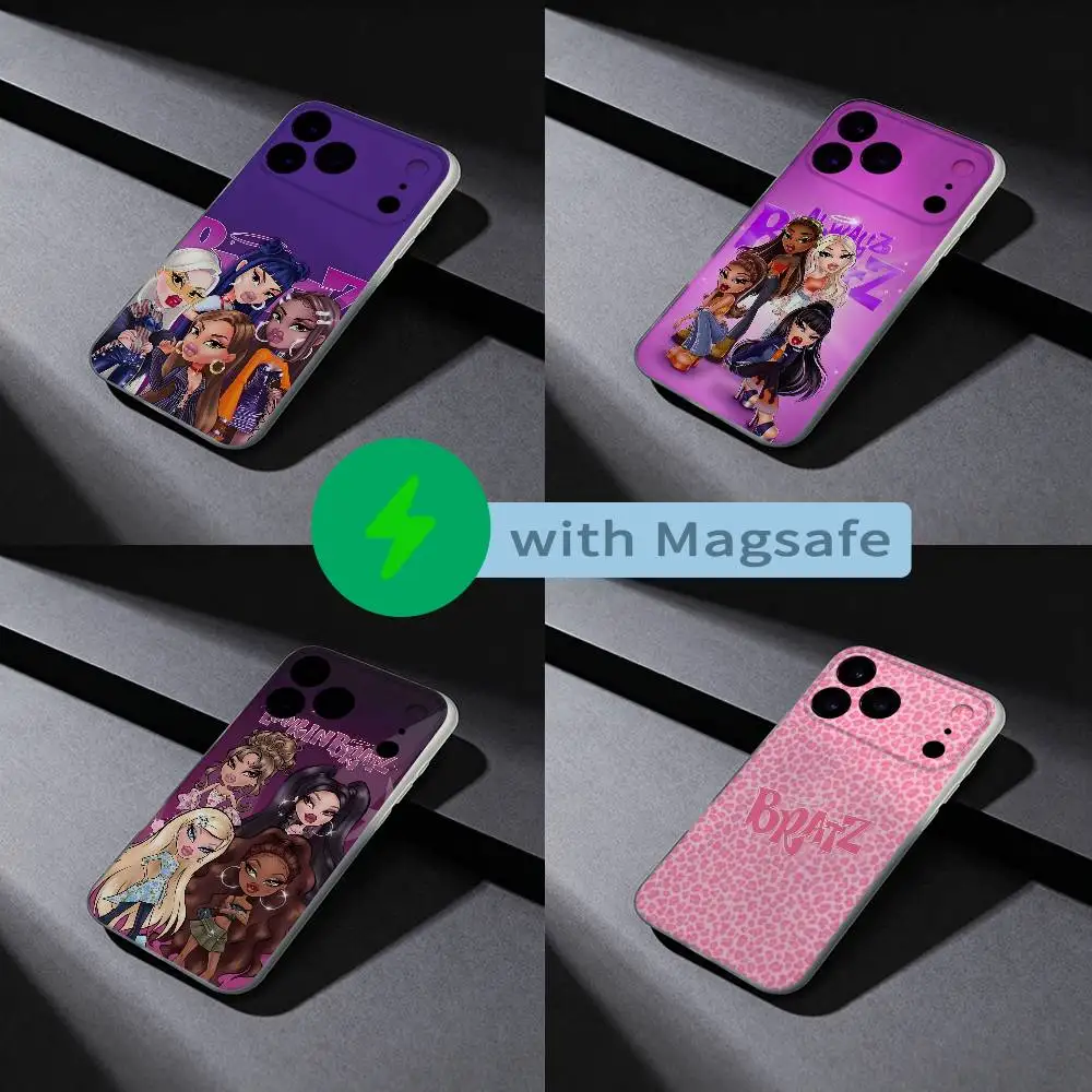 

Lovely Doll B-Bratz-S Phone Case For iPhone 17,16,15,14,13,12,X,XS,Pro,Max,Plus,E,Air,Mini with Magsafe Magnetic Slim Frosted