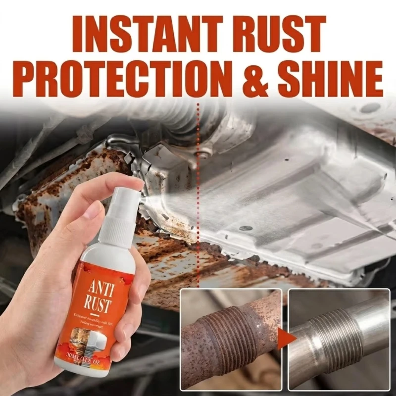 Corrosion Cleaning Liquid for Oxidation and Stubborn Grime in Tight Crevices on Iron Parts, Plated Components, Locks, and H9EE