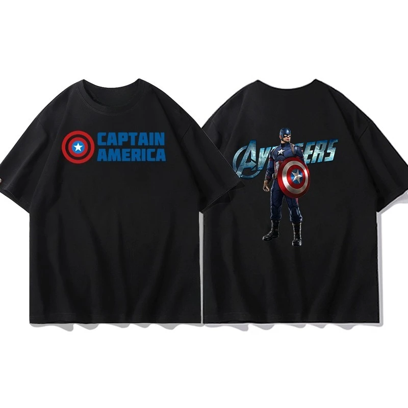 

Avengers Joint Short-sleeved T-shirt Men's Summer Cotton Short-sleeved Clothes Sports Leisure Popular Short-sleeved Half-sleeved
