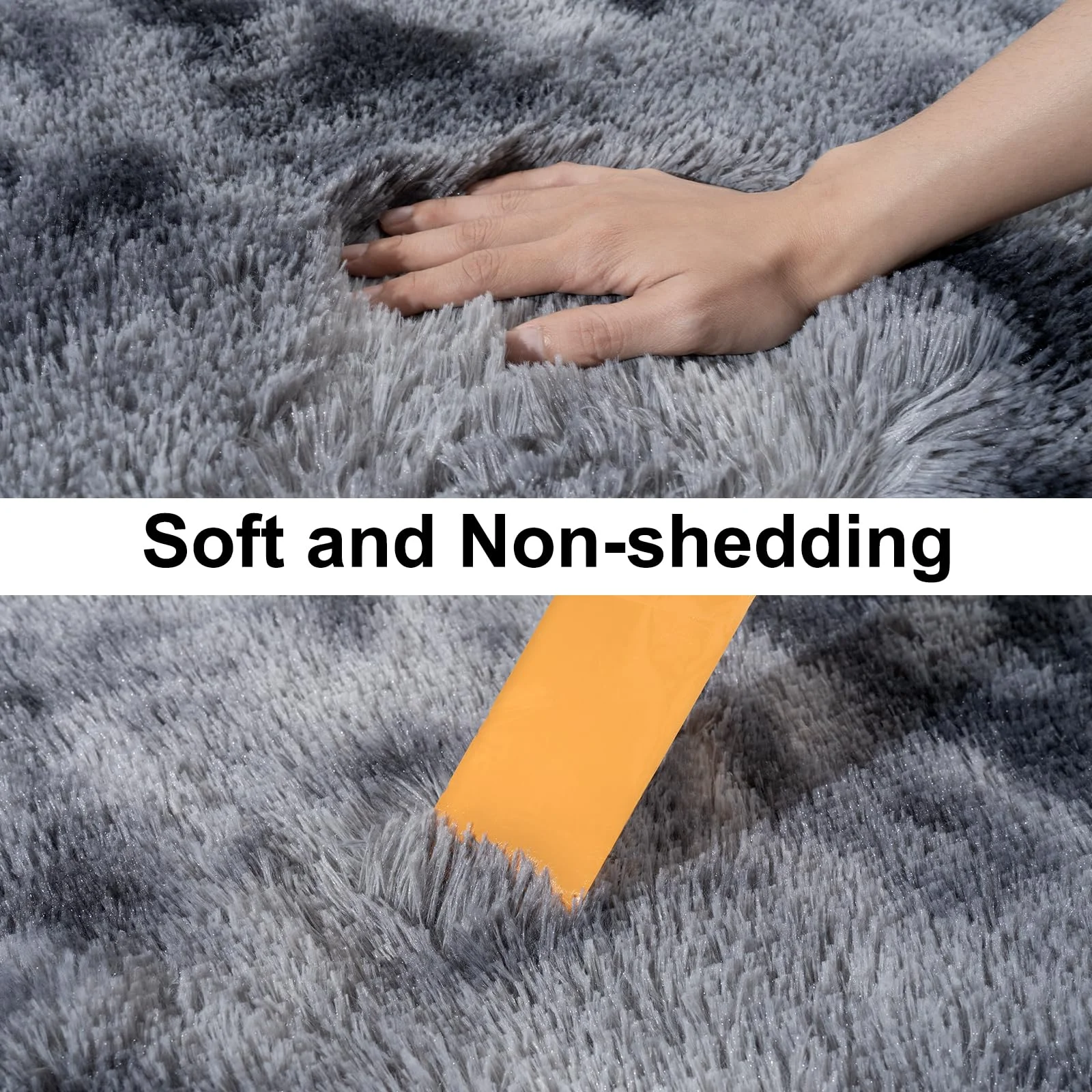 VIKAMA Ultra-Soft Running Rug Bedroom & Hallway Anti-Slip Mat Fluffy Plush Bedside Dormitory Carpet Home Decor view 5