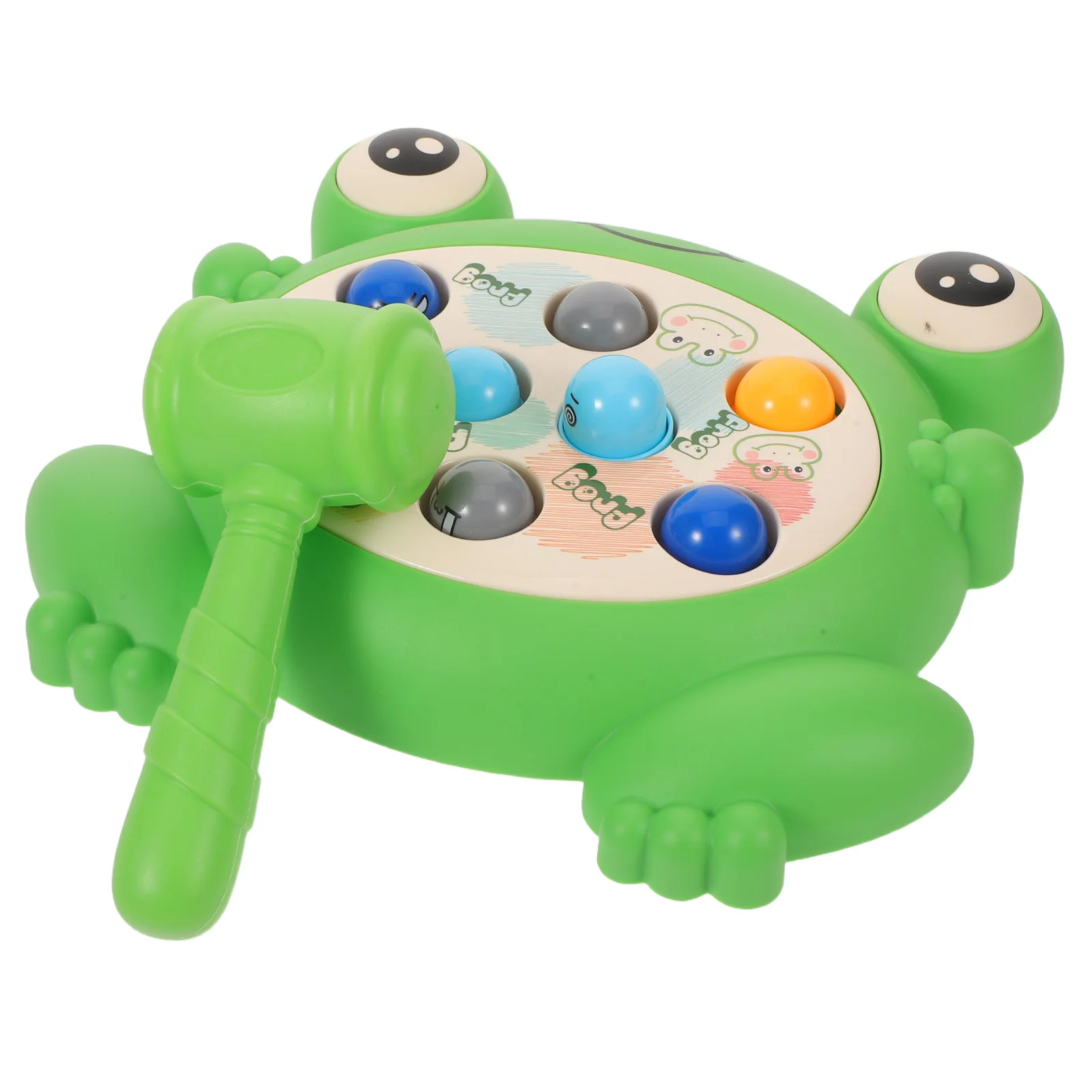 

1Set Whack A Frog Game Kids Interactive Educational Pounding Parent Child Tabletop Activity Sensory Development Coordination