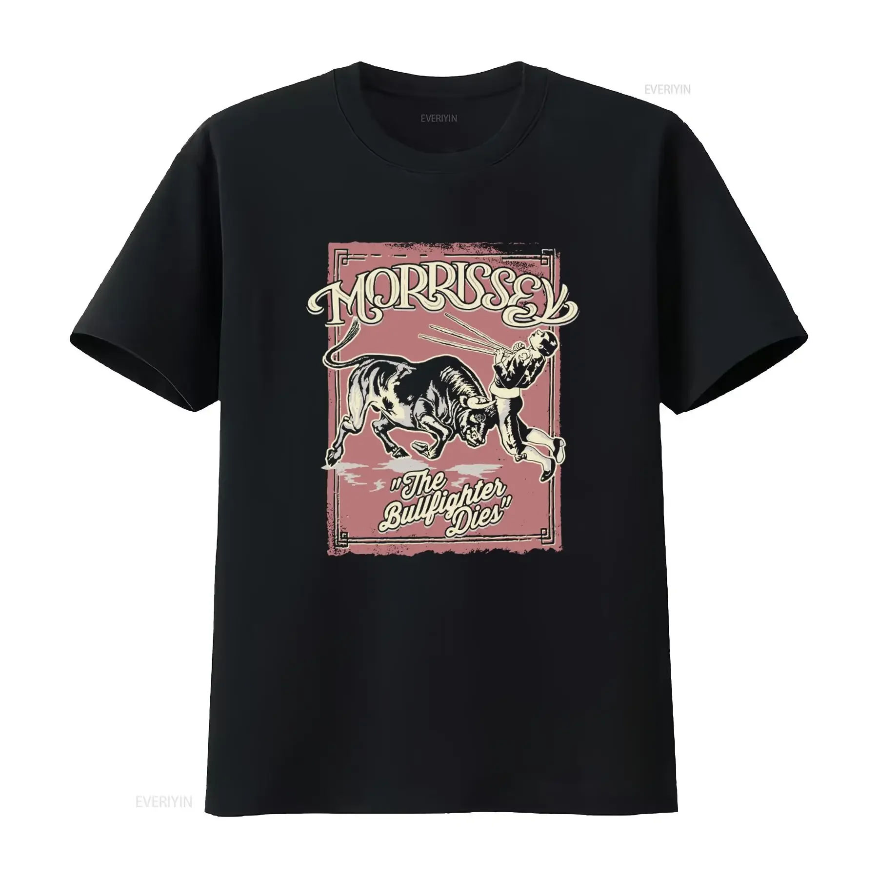 Morrissey Band T Shirt Xxl The Bullfighter Dies Retro Style  vintage Washed Versatile Top For Everyday Wear Slightly Casual