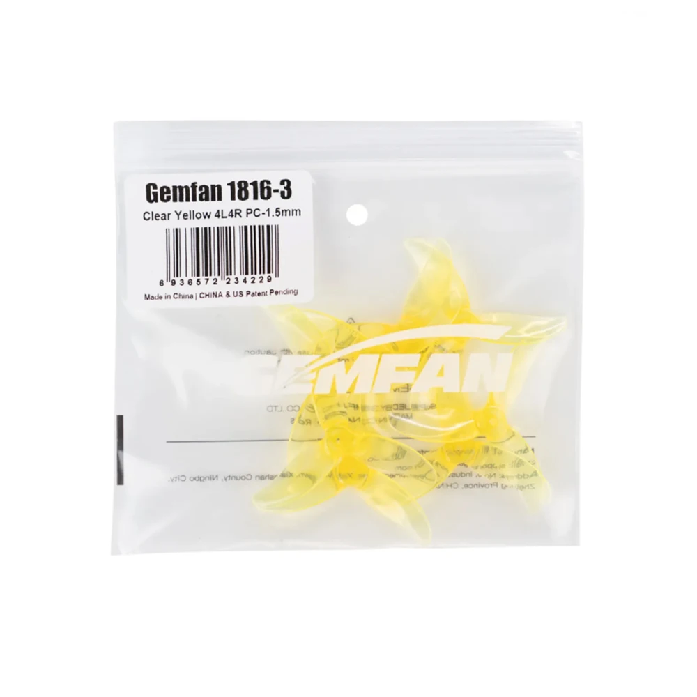 Gemfan (16CW+16CCW) 1816-3 Micro Freestyle Propeller passend für 1103 Brushless-Motoren für 2S Micro Freestyle Drohnen – Detail 18