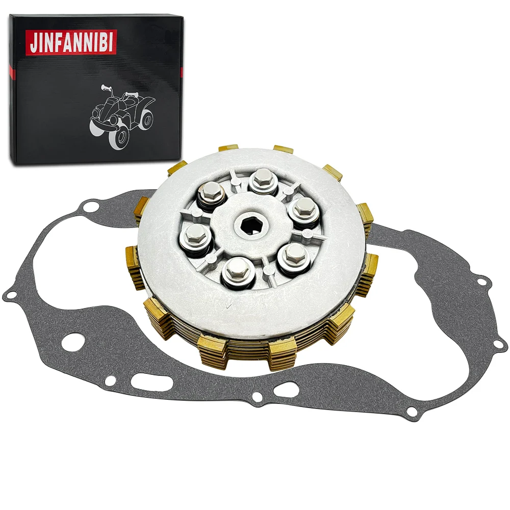 

Clutch Kit Cover Gasket for YAMAHA Banshee 350 1987–2006 YFZ350 Heavy Duty Springs Clutch Pressure Plate Clutch Cente