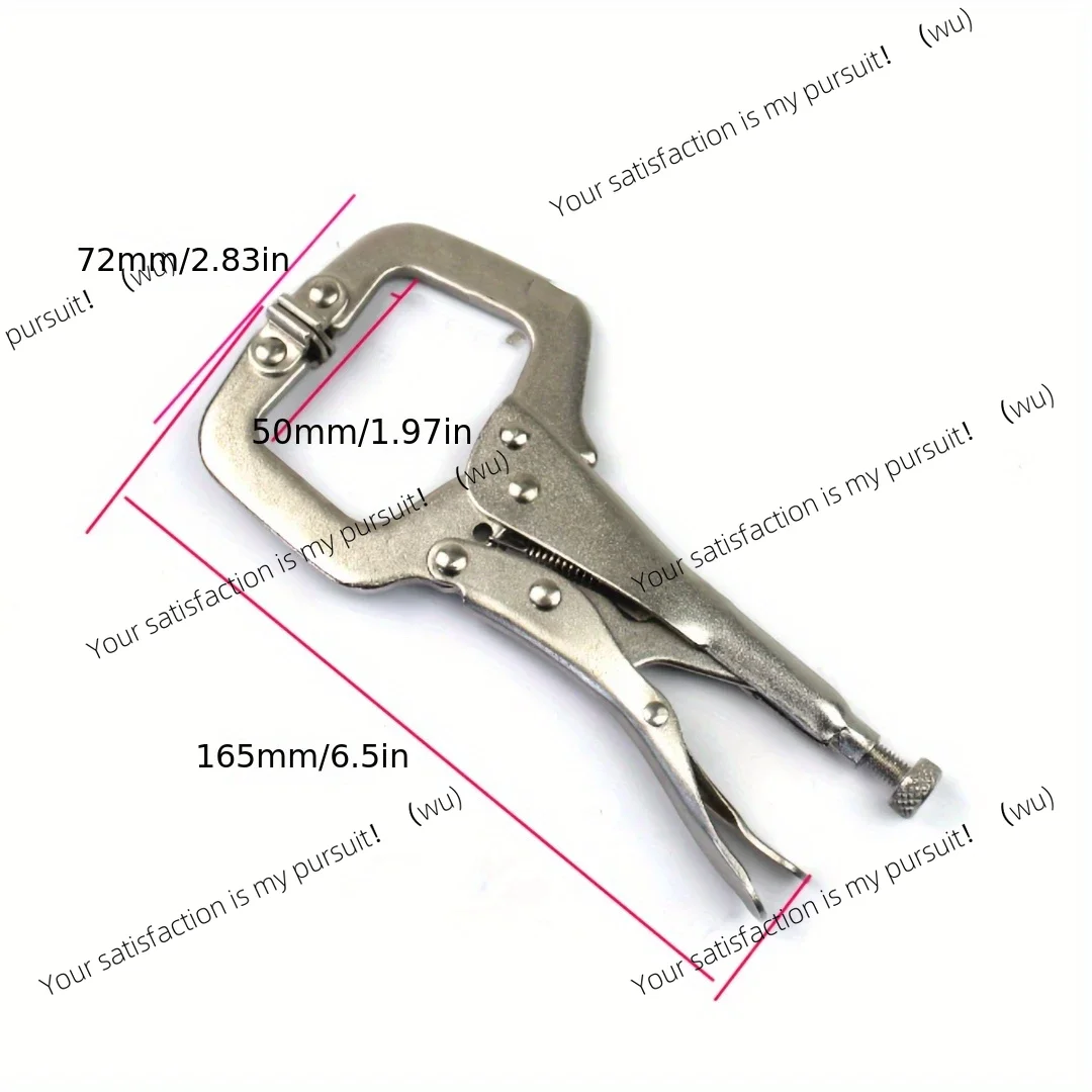 for Home Farm Locking C Clamp Set, Locking Pliers with Fixed and Swivel Pads, 6 Inch Metal Tools Welding Clamps