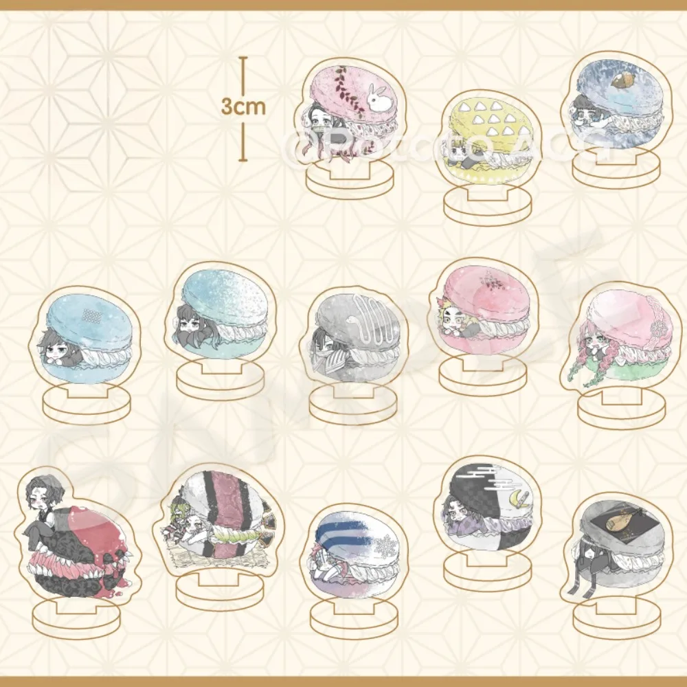 

New Demon Slayer Acrylic Stand Figure Kamado Tanjirou Tomioka Giyuu Anime Peripherals Cute Mini Acrylic Desktop Ornament Suit