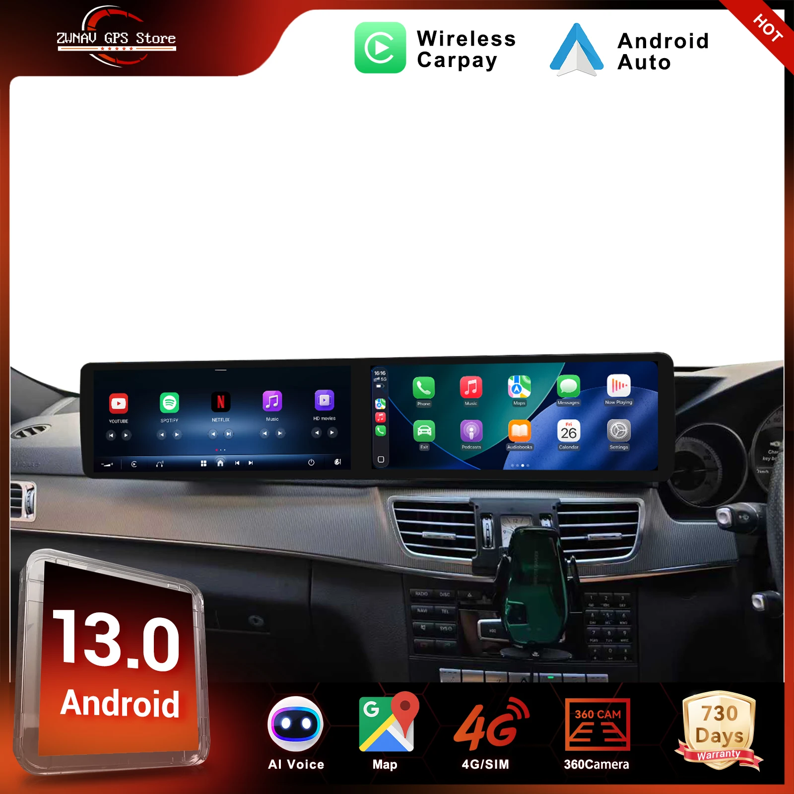 Zwnav Wireless Carp… - image