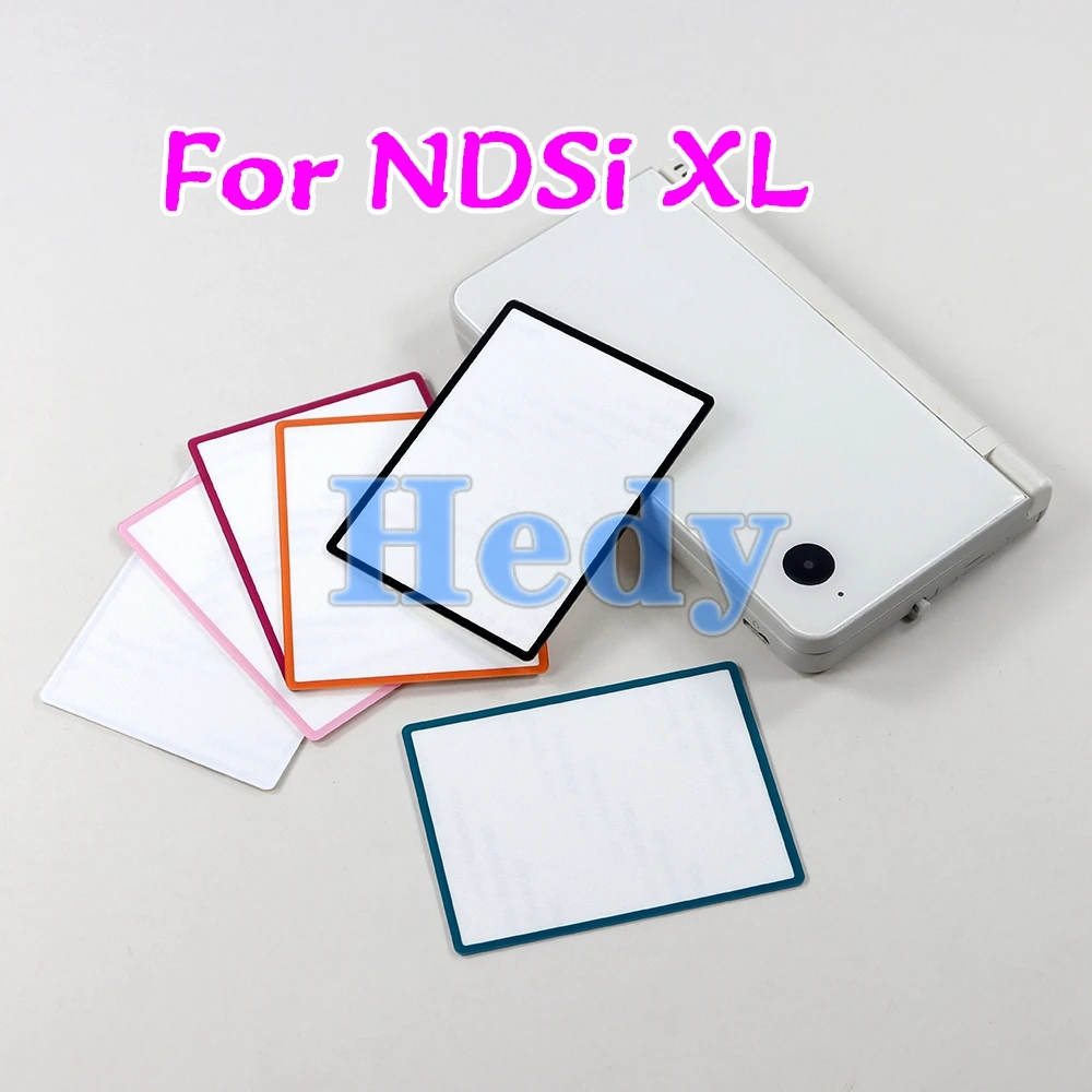 50 قطعة من البلاستيك غطاء لعدسات الشاشة العلوية لوحدة التحكم في الألعاب NDSILL لوحة حماية الشاشة العلوية لـ NDSI XL LL