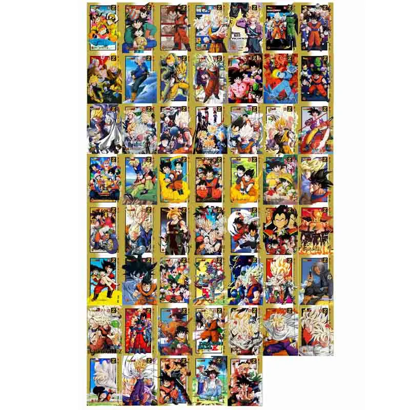

Dragon Ball Flash Card Black Son Goku Trunks Vegeta Iv Frieza OP13 OP14 OP15 OP16 OP17 OP18 DIY Anime Peripheral Collection Card