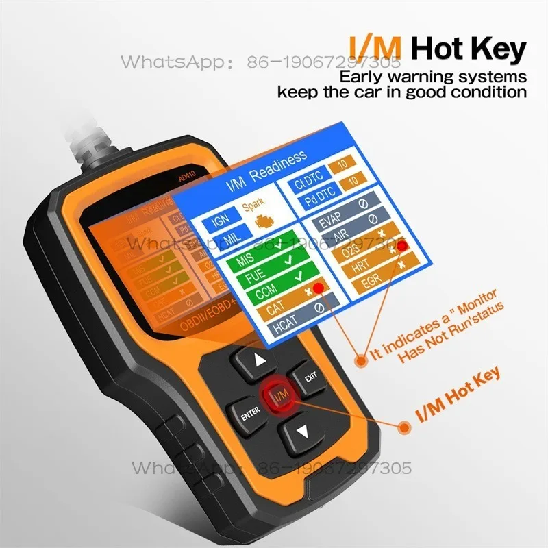 AD410 OBD2 Scanner Car Diagnostic Auto Diagnostic Tool