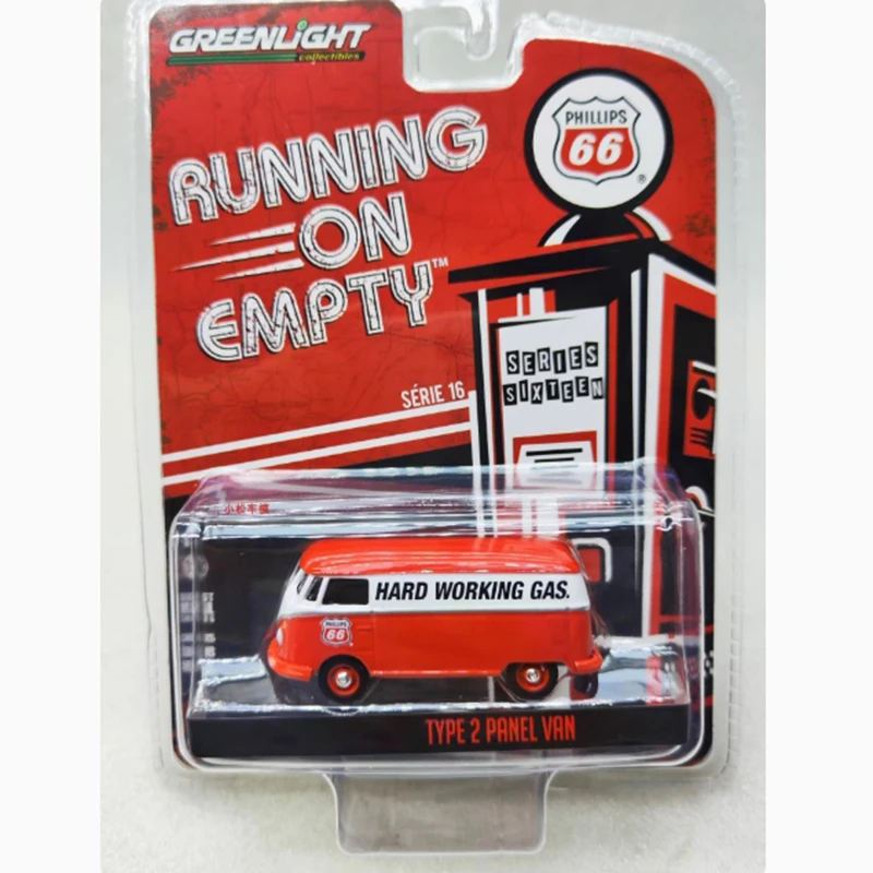 

GreenLight 1:64 Scale VW T2 TYPE 2 PANEL VAN Red Alloy Model Car Collection Display Ornament Toy Gift