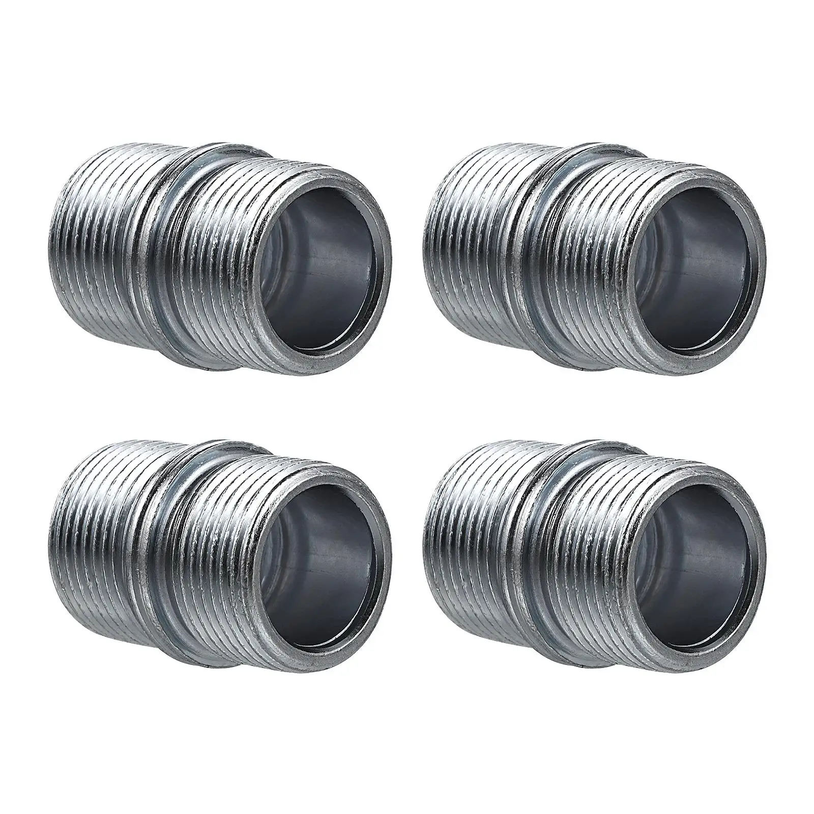 

Double Slot Connector Nut 25 4mm Shelf Support Metal Replacement Parts Threaded Racks Anti Rust Bright