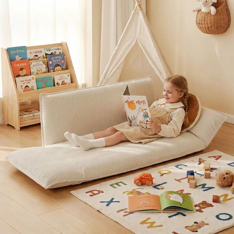 Simple sofa removable and washable double parent-child reading sofa bedroom leisure chair