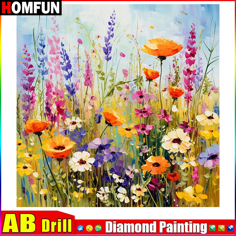 HOMFUN AB Diamond Painting Cross Stitch \