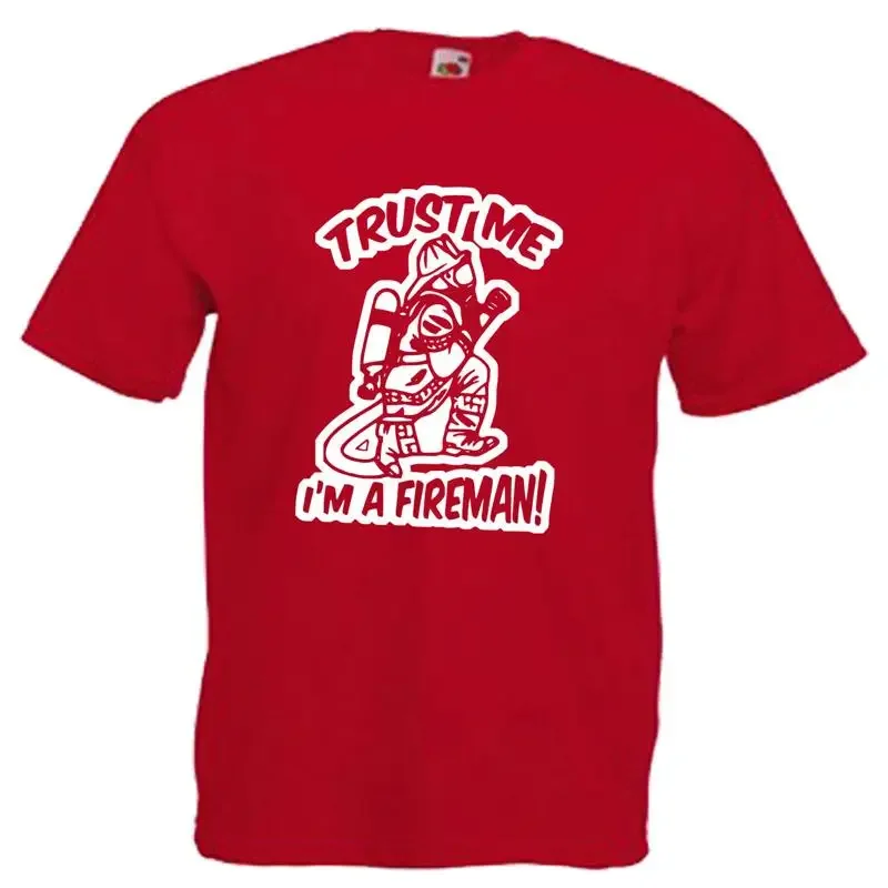 Fireman Firefighter Adults Mens T Shirt 12 Colours Size S 3XL
