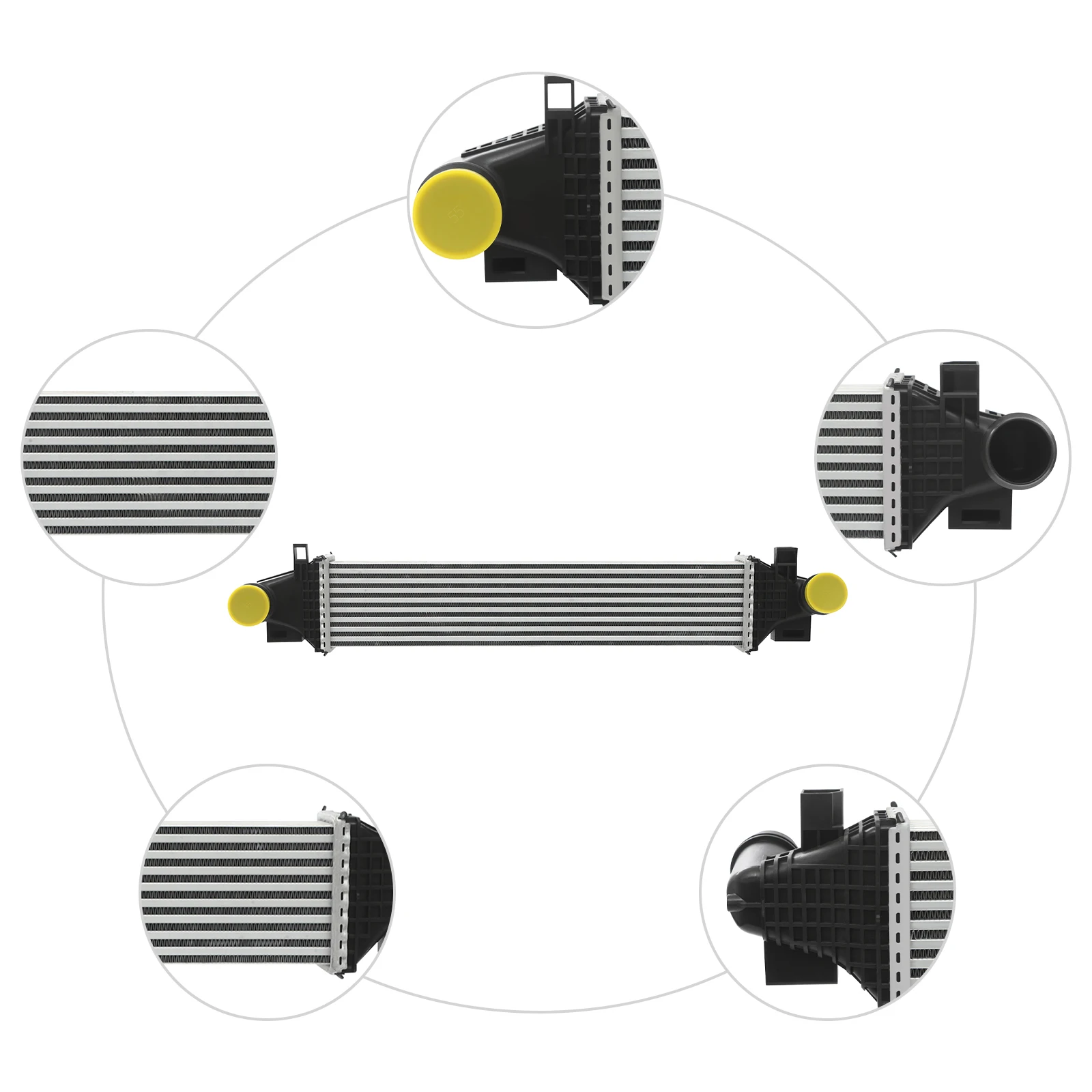 

Direct Fit Turbo Intercooler for 2020-2023 Ford Escape L3 1.5L High-Efficiency Charge Air Cooler with Hassle-Free Installation