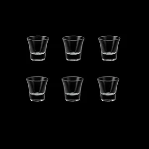 Mini -Glas Vintage -Wein, Spirituosenbecher, Schnapsglas, Wodka, Brandy, Cocktail, Tassen, Getränkewaren, Haushaltsgeschenke, 15 ml, 6pcs Set 12 Hauptverkaufsglas -Schussgetränk - №6