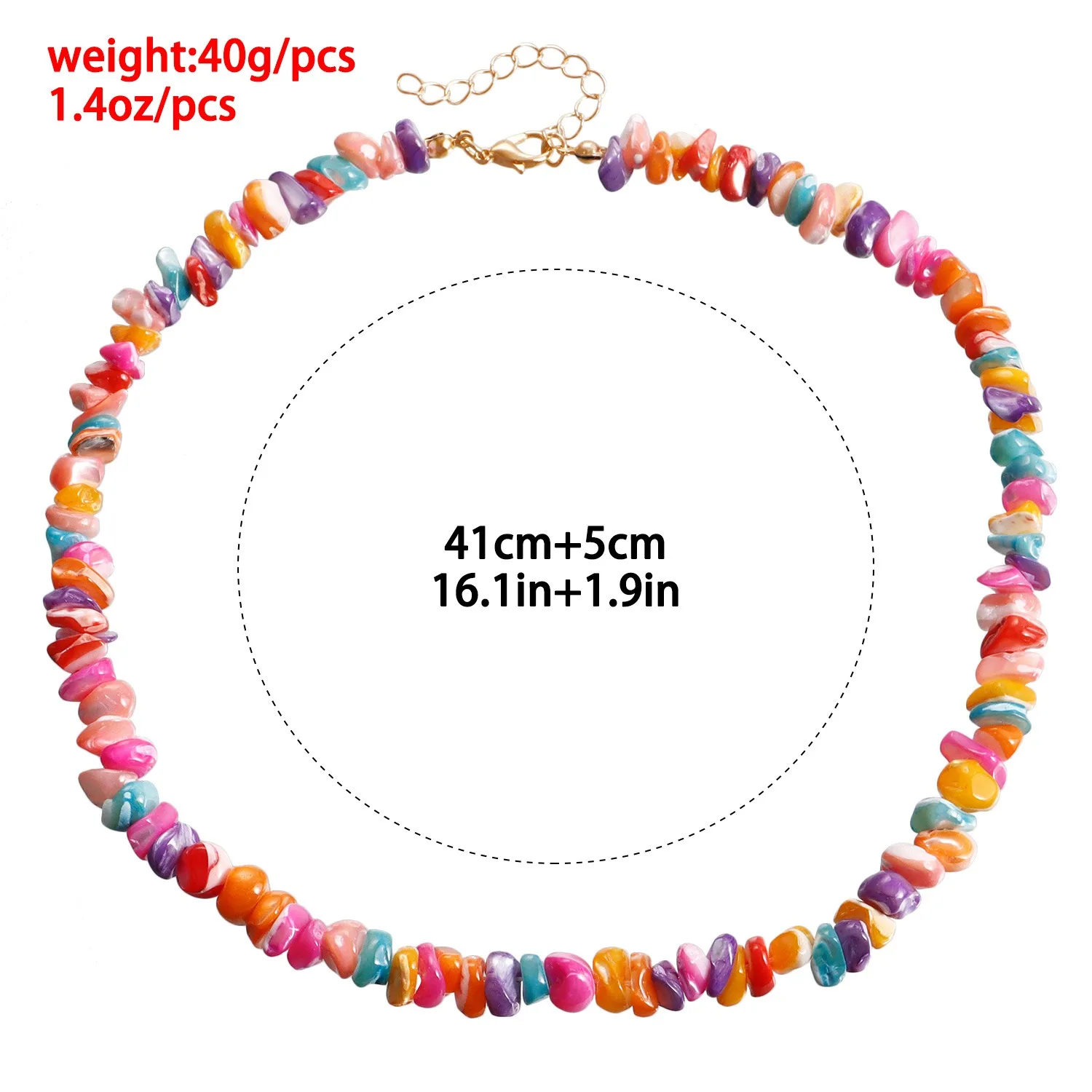 Retro Opposite Sex Colorful Shell Collarbone Necklace Elastic Rope Bracelet Set 2026 Simple Sexy Girl Fashion Jewelry