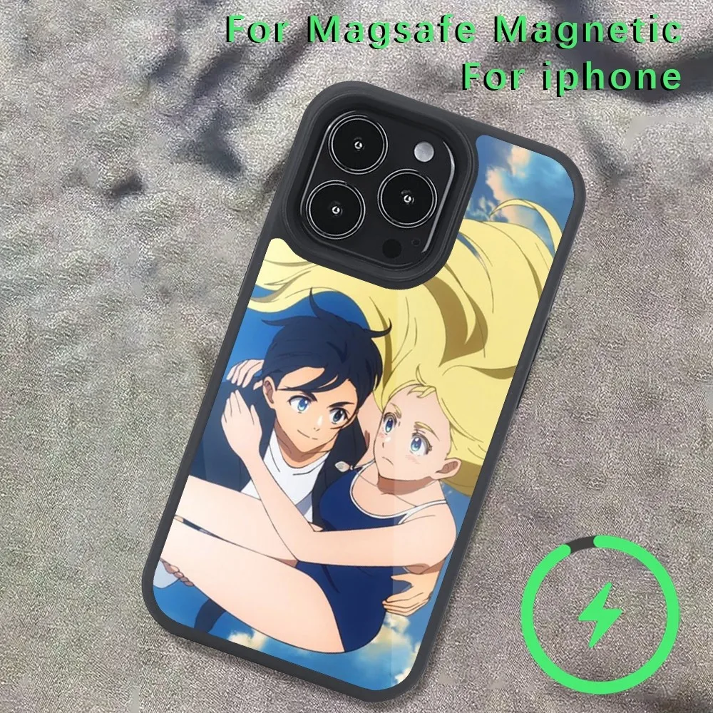 Bilibili Summer Time Rendering anime Phone Case  For iPhone 14 13 12 11 15 Pro Max Magsafe Wireless Charge Plus Mini Cover