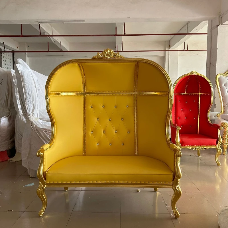

European Princess Chair Wedding Sofa Chair Hotel Lobby Decorative Cafe Club High Back Image