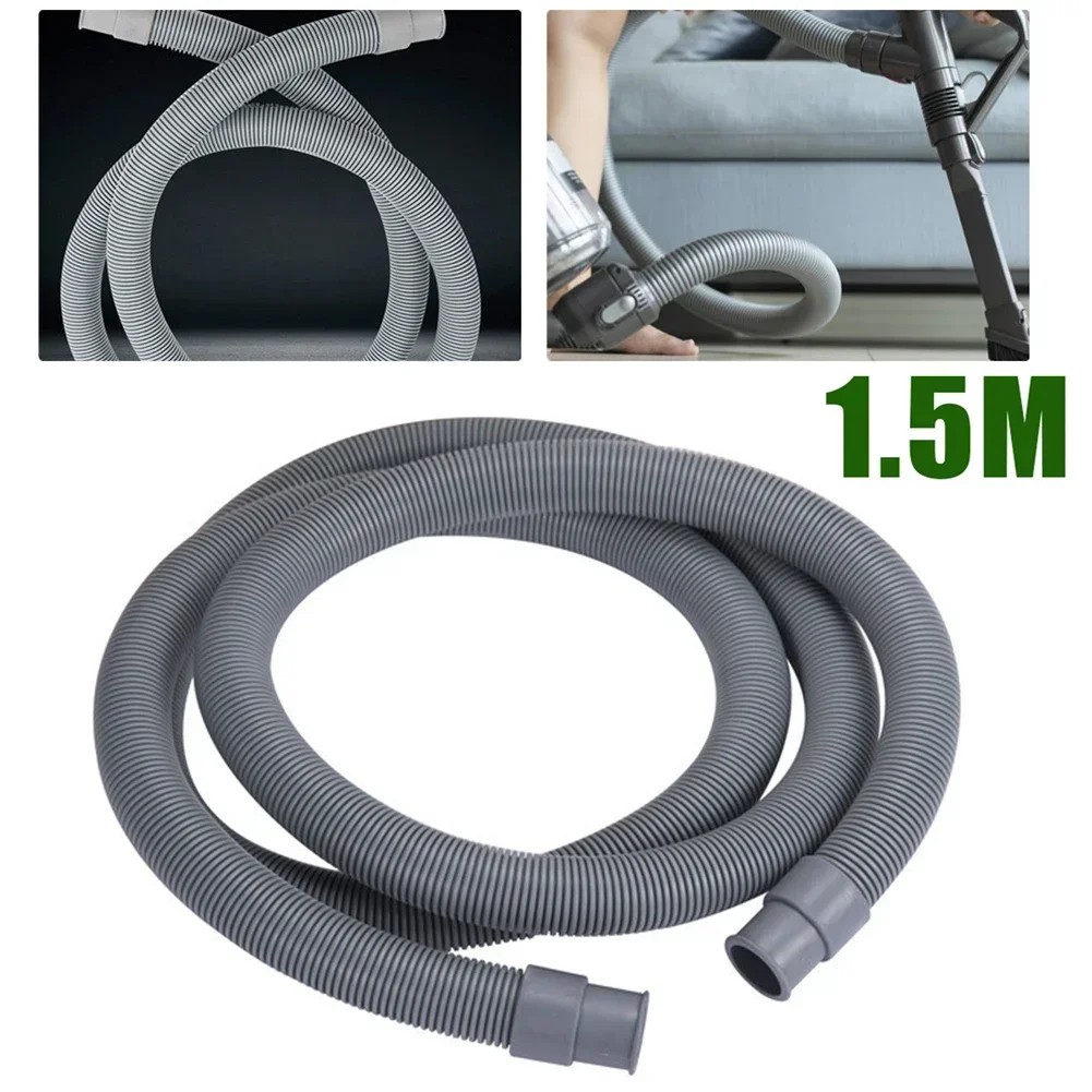 1Pc Drain Hose Washing Machine/Dishwasher Drain Waste Hose Extension Pipe Plastic 1.5m Plumbing Hoses For Home Dector