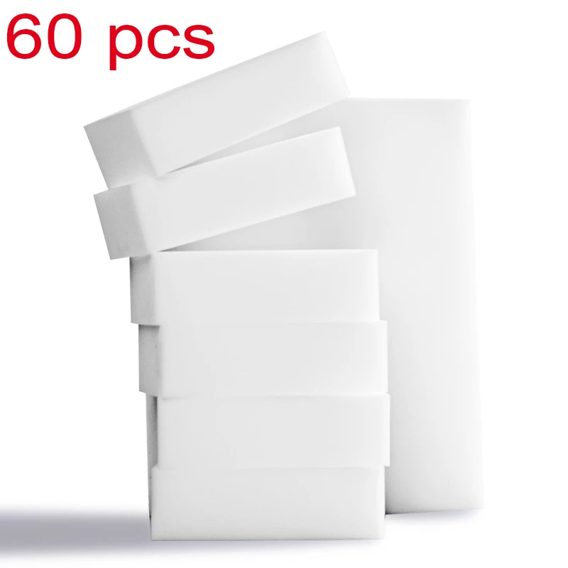 Melamine Sponge 50/60 Pcs Magic Sponge Eraser Cleaner for Kitchen Office Bathroom Extra Strong Melamine Clean Sponge 100*70*40