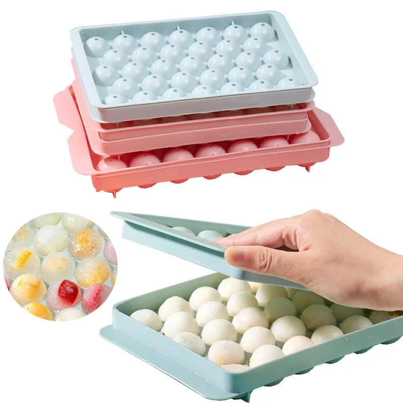 2025 nuovo vassoio rotondo per cubetti di ghiaccio creativo creatore di palline da hockey rotondo sfera di whisky stampo in silicone fai da te utensili da cucina per la casa