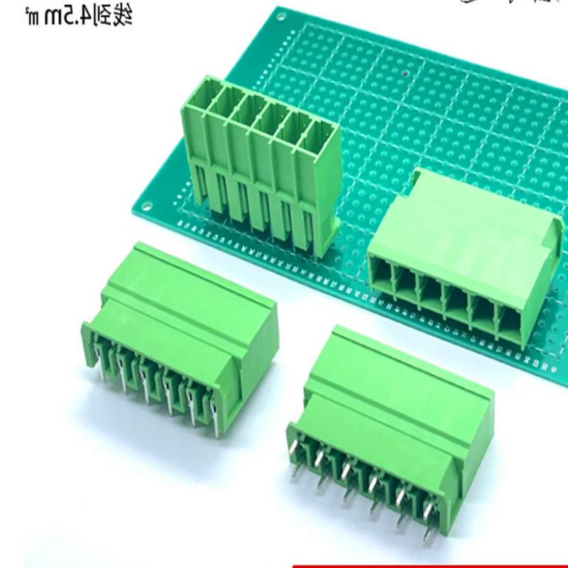 10pcs Plug-in terminal block 2EDGSR-7.62 2EDGSV-7.62mm bent needle straight needle base double row pin