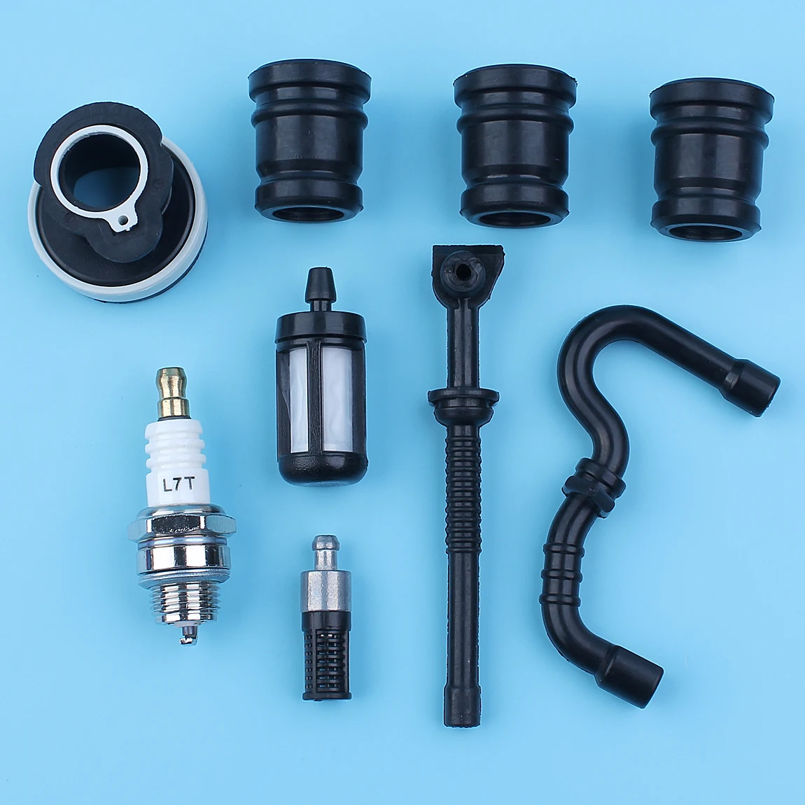 AV Buffer Intake Manifold Fuel Oil Filter Hose Line Kit For Stihl 018 MS180 017 MS170 MS 180 170 Chainsaw Candle Spark Plug