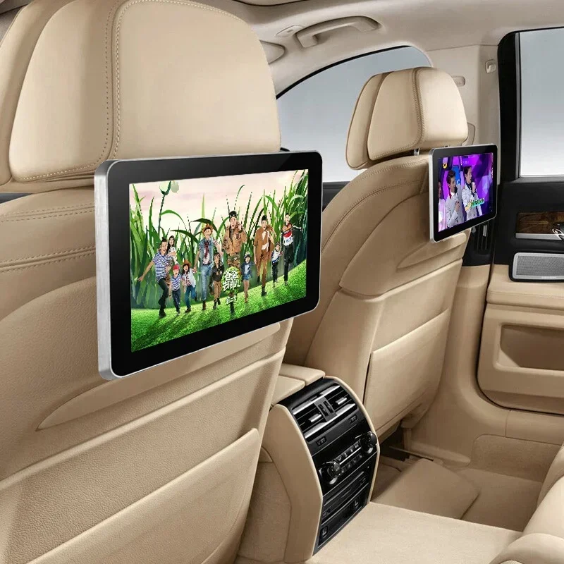 10 Inch Motion Activated Lcd Taxi Headrest Advertising Display