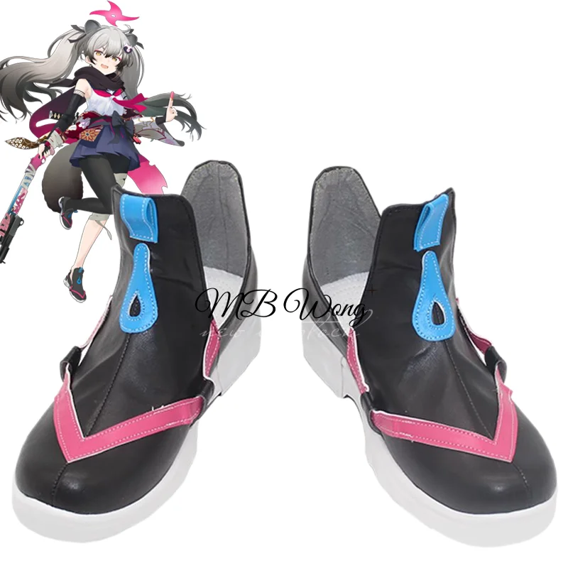 

Game Blue Archive Chidori Michiru Cosplay Shoes Boots Halo Role Play Halloween Carnival Christmas Party Outfit Prop Custom Made