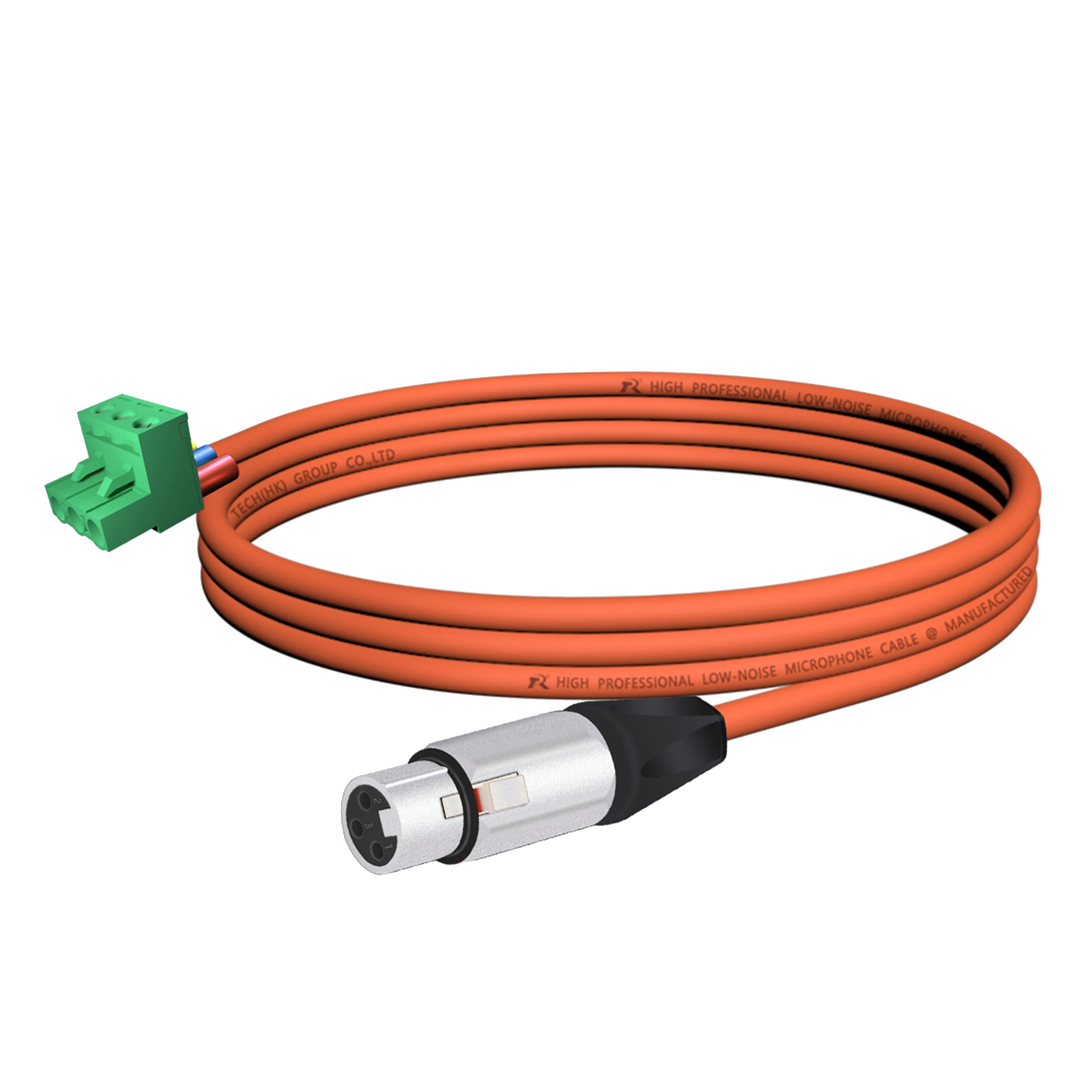 3-poliger XLR-Stecker (Männlich) ​ Steckverbinder, Metallgehäuse, schwarze Schutzkappen für sichere Verbindung an Mikrofone oder Bühnenbeleuchtungssysteme – Detail 17