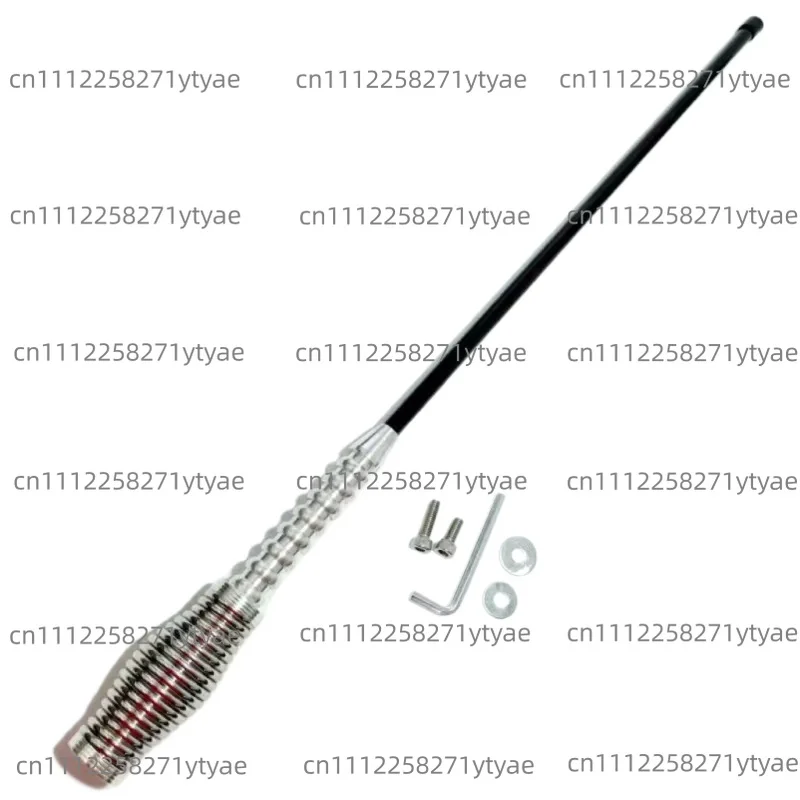 Bold Stainless Steel Pole Refitted Antenna: Car Decoration and Motorcycle Flagpole, Suitable for Off-road Vehicles