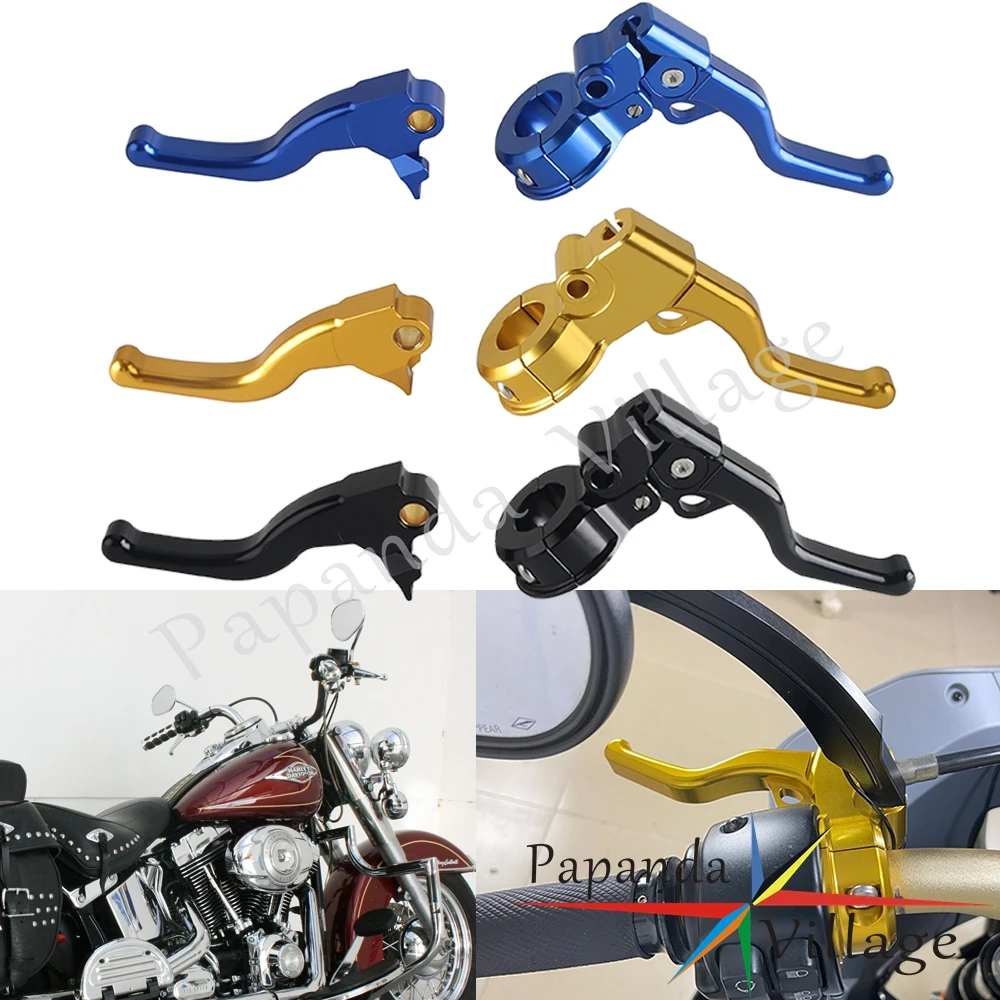 Motorcycle Easier Pull Clutch Brake Handle Lever For Harley Dyna Street Bob FXDBI FXDBB FXDBP Wide Glide CVO/SE FXDWG2 FXDWGI