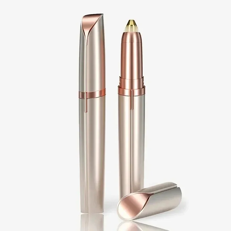 1-4 Peças Caneta Aparadora de Sobrancelhas Elétrica Inteligente para Homens e Mulheres, Depilador Feminino, Lâmina de Barbear, Epilador, Aparador de Cabelos para Beleza