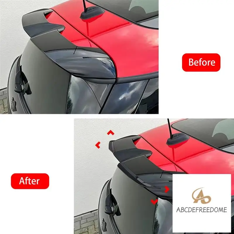 

Rear Wing Spoiler Trunk Accessories For BMW Mini Cooper S JCW J01 F65 F66 2024 2025 Top Splitter Lip Spoilers Black
