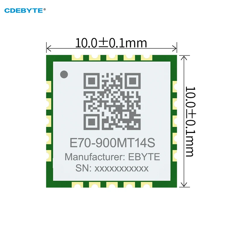 Ccc1310 socモジュールcadebyte E70-900MT14S 14dbm超小型低電力消費rssiスタンプホールサポートModbusエアウェイク-up