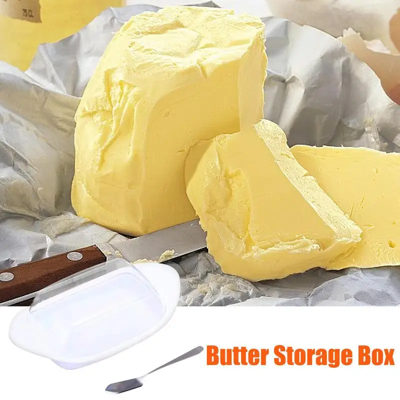 Butter Dish Box With Lid And Butter Holder Container For Counter Top Large Butter Keeper Kitchen Tools