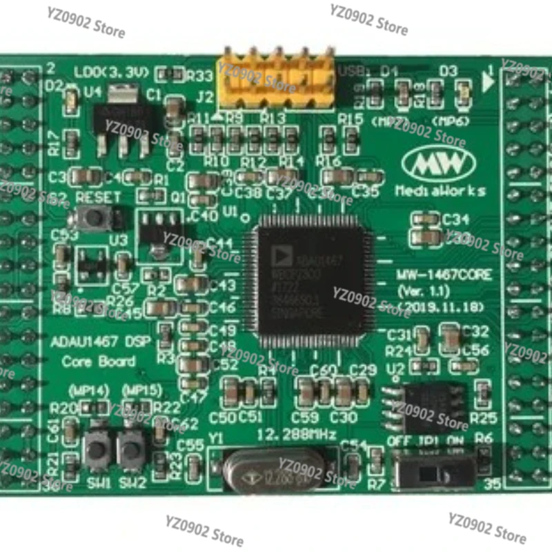 

Плата разработки ADAU1467 8 входов и 8 выходов с основной платой ADAU1463