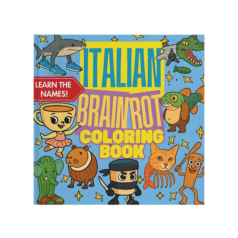 Nouveau livre de coloriage populaire transfrontalier pour l'entraînement cérébral, inspiré du style italien, disponible en gros