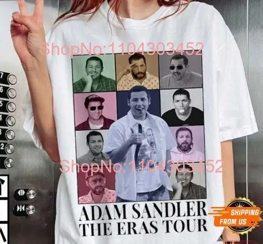 Adam Sandler Eras Tour T Shirt Homage Saturday Night Live Merch long or short sleeves