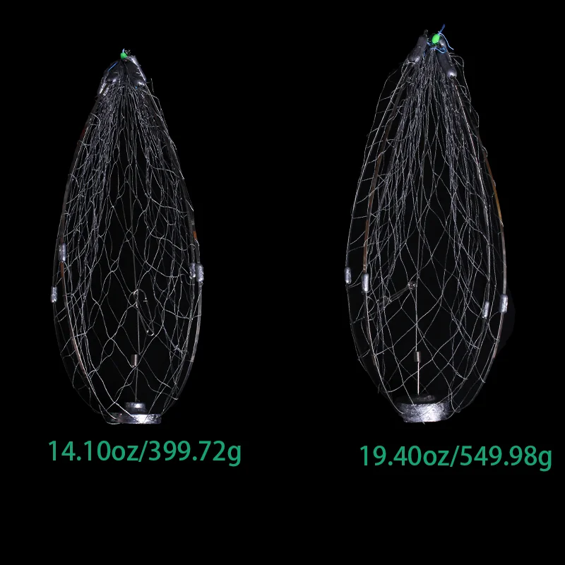 1 pc stainless steel shrinkage crab cage for sea fishing, weighted with built-in spring, high sensitivity fishing tool