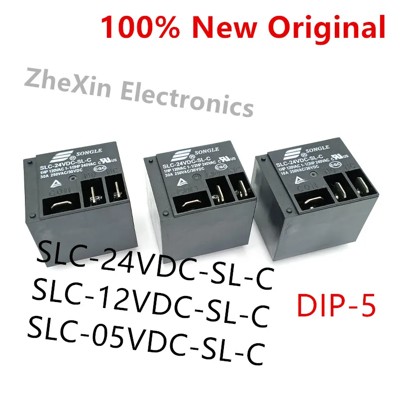 5-10PCS/Lot    SLC-24VDC-SL-C 、SLC-12VDC-SL-C 、SLC-05VDC-SL-C   DIP-5   New original Relay A set of normally open  SLC-24V-SL-C